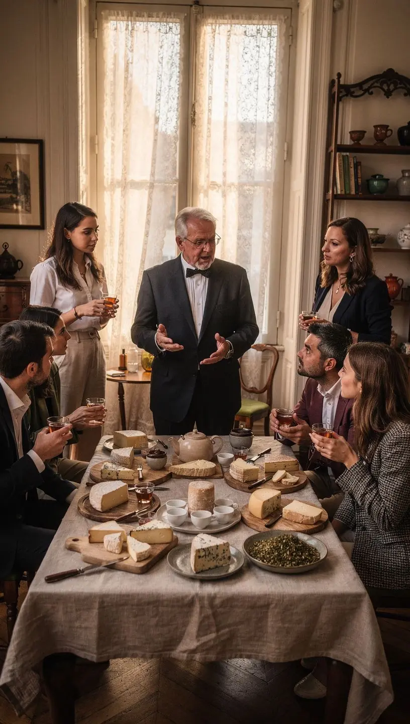 DГ©gustation de Genmaicha dans un cadre confortable, avec des accessoires en bambou.